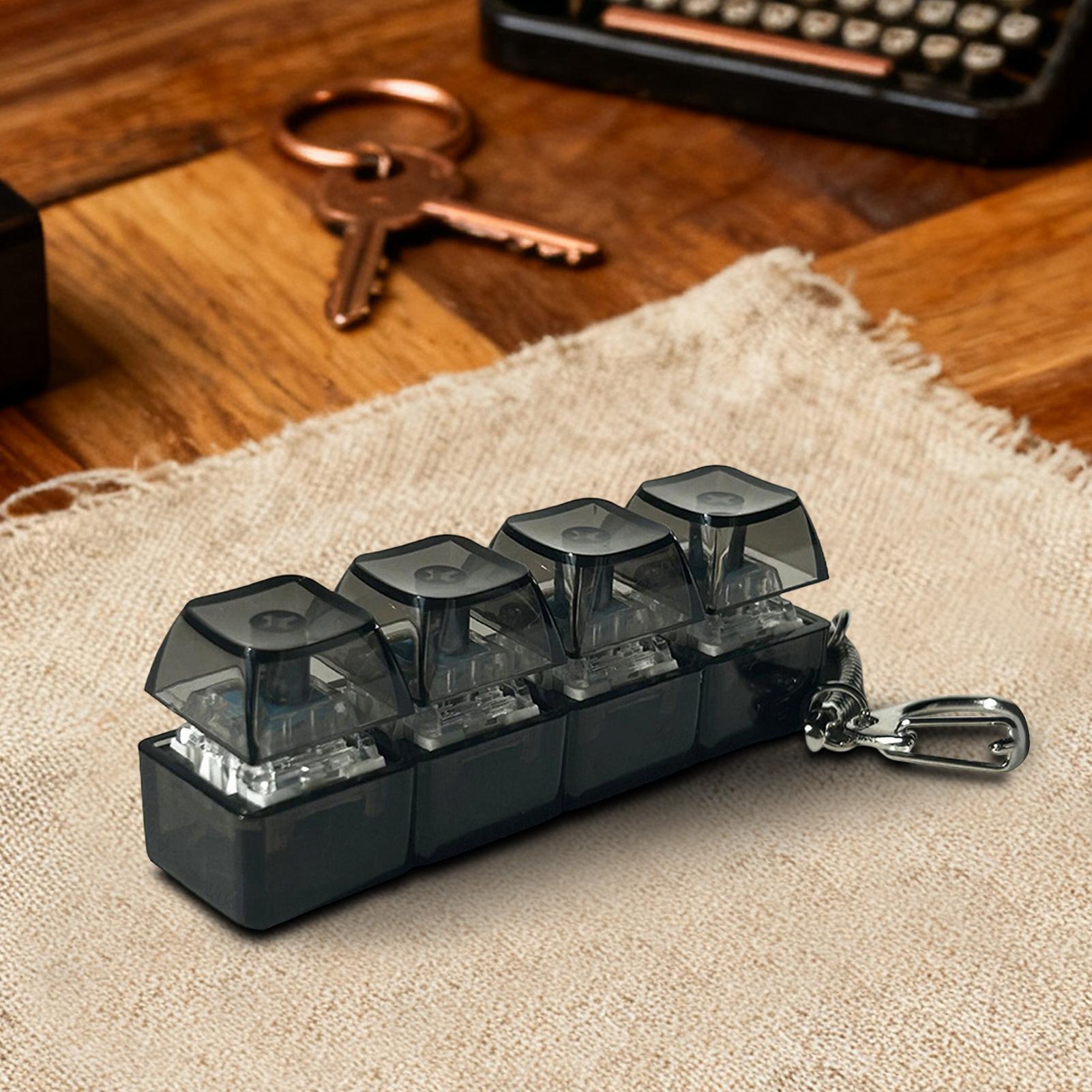 Mechanical Switch Tester - ของเล่นคลายเครียดแบบกดปุ่ม คีย์บอร์ดพกพา คลิกเกอร์ คีย์บอร์ดเรืองแสงหลากสี เครื่องทดสอบสวิตช์คีย์บอร์ดแบบกลไก