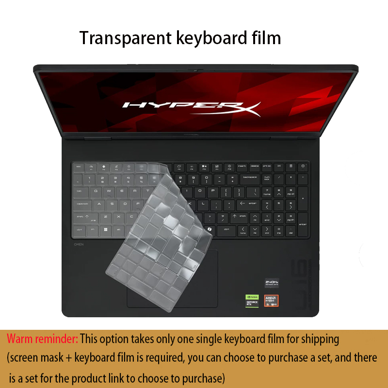 Gaming Keyboard Hyperx - สำหรับเอชพี ไฮเปอร์เอ็กซ์ โอเมน 16-am 2026 ตัวป้องกันหน้าจอแล็ปท็อปสำหรับเล่นเกม