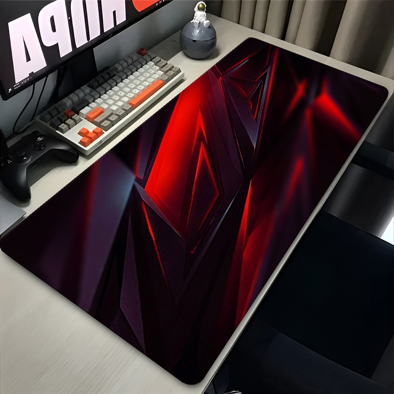 Gaming Keyboard Mouse - แผ่นรองเมาส์ แผ่นรองเมาส์เกมมิ่ง 3 มิติ ขอบโค้งมน แผ่นรองคีย์บอร์ด
