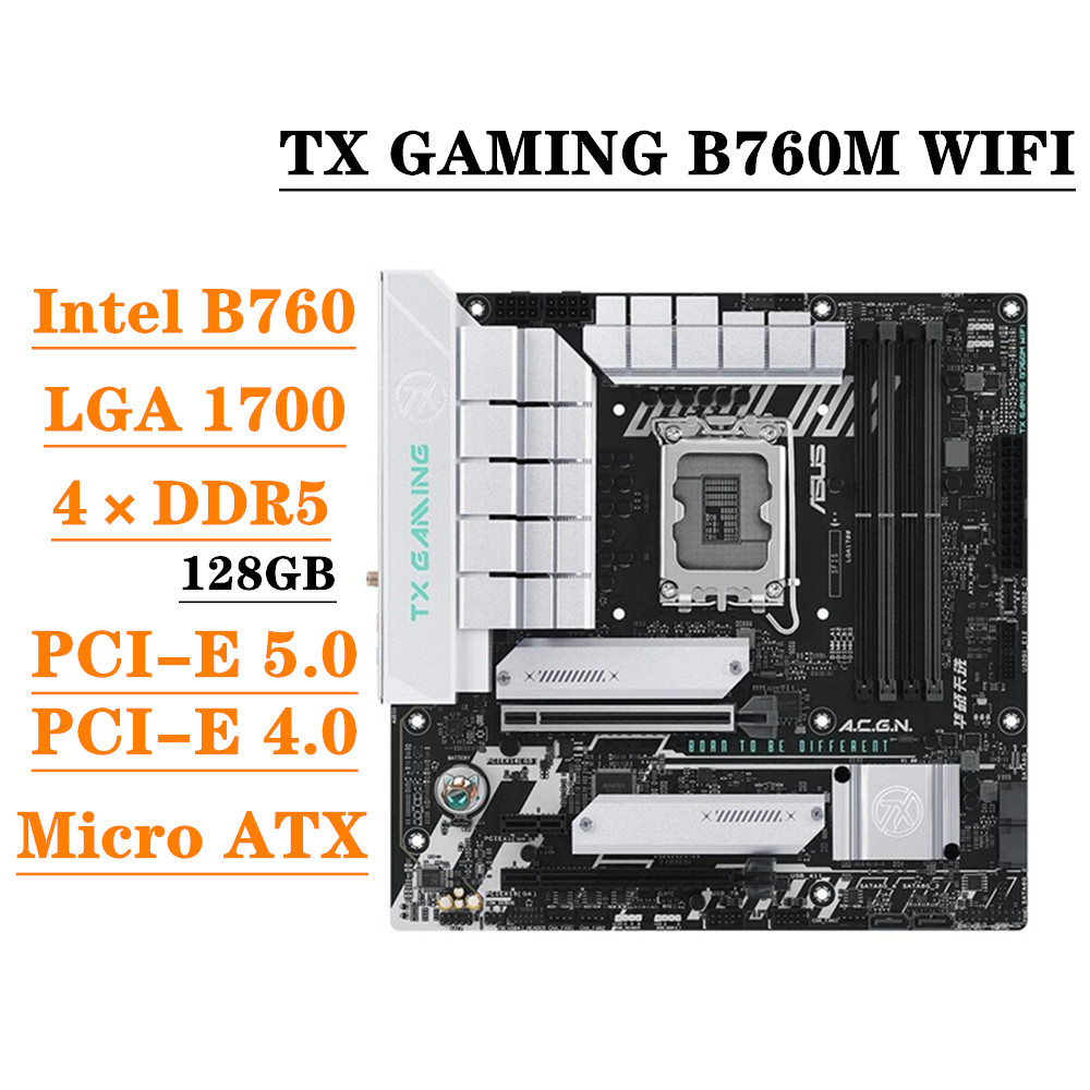 ASUS TX GAMING B760M WIFI DDR5 - Intel Cpu Core I9 บทวิจารณ์และราคา
