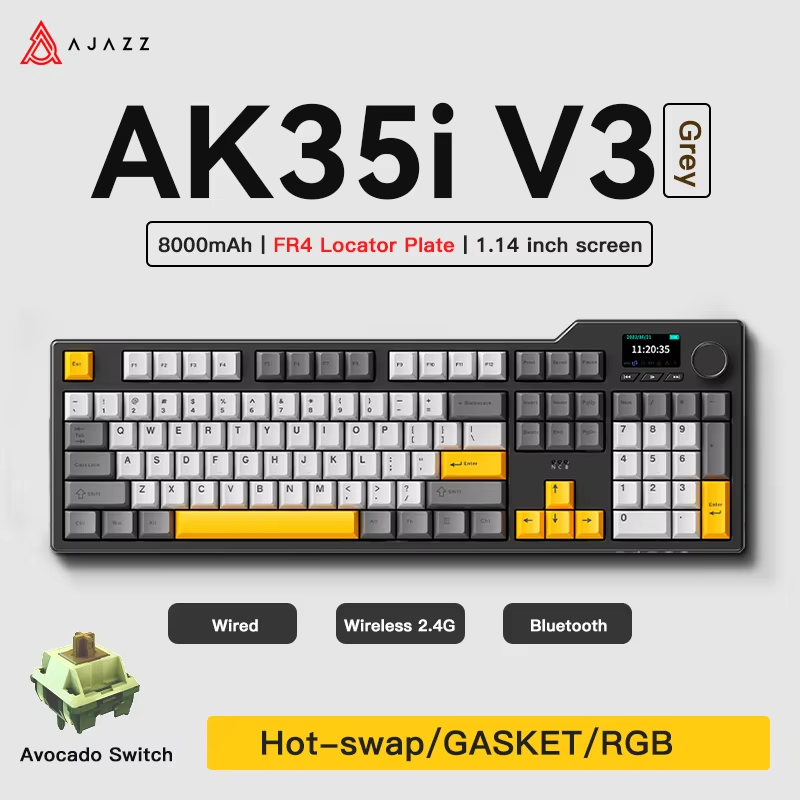คีย์บอร์ดเกมมิ่ง Ajazz AK35I V - Gaming Keyboard Tkl บทวิจารณ์และราคา