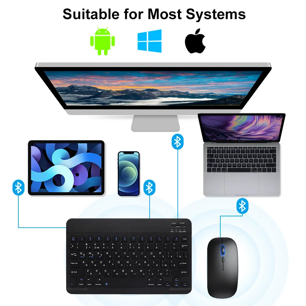 ใหม่ 2025 บลูทูธคีย์บอร์ดไร้สา - Gaming Keyboard Wireless บทวิจารณ์และราคา