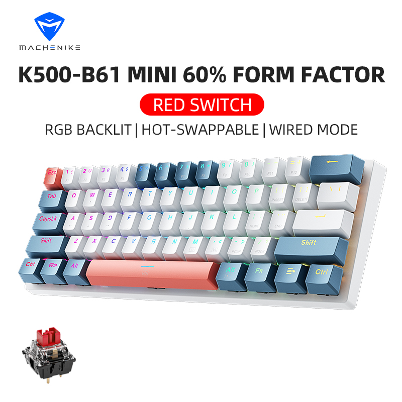 คีย์บอร์ดกลไกขนาดเล็ก Machenik - Gaming Keyboard E Yooso บทวิจารณ์และราคา