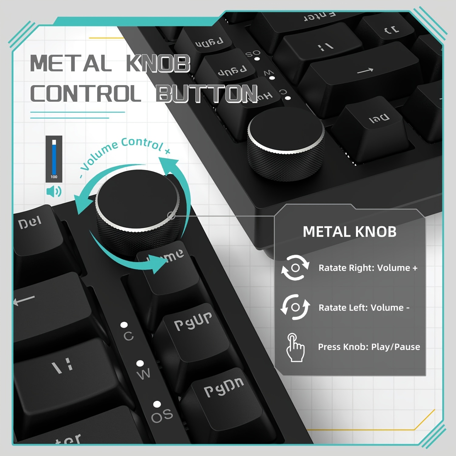 AJAZZ AK820 คีย์บอร์ดแบบมีสายพ - Gaming Keyboard E Yooso บทวิจารณ์และราคา