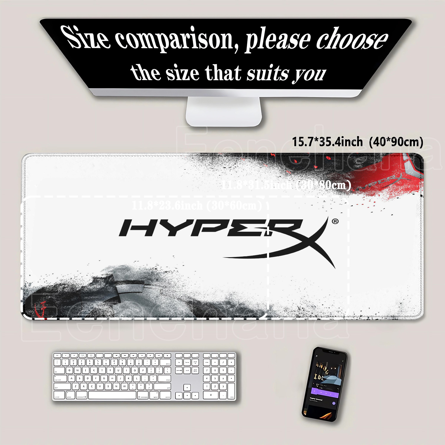 แผ่นรองเมาส์ H-HyperX สำหรับแล - Gaming Keyboard Hyperx บทวิจารณ์และราคา