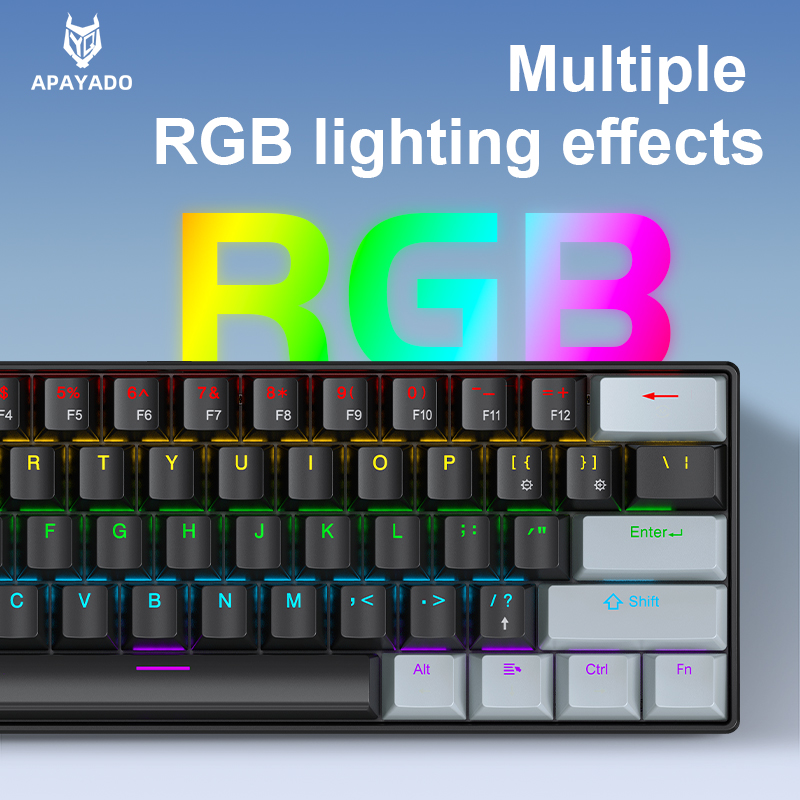 APAYADO K61 Mini Mechanical Ke - Gaming Keyboard E Yooso บทวิจารณ์และราคา