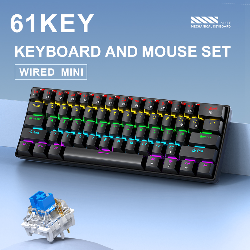 APAYADO K61 Mini Mechanical Ke - Gaming Keyboard E Yooso บทวิจารณ์และราคา