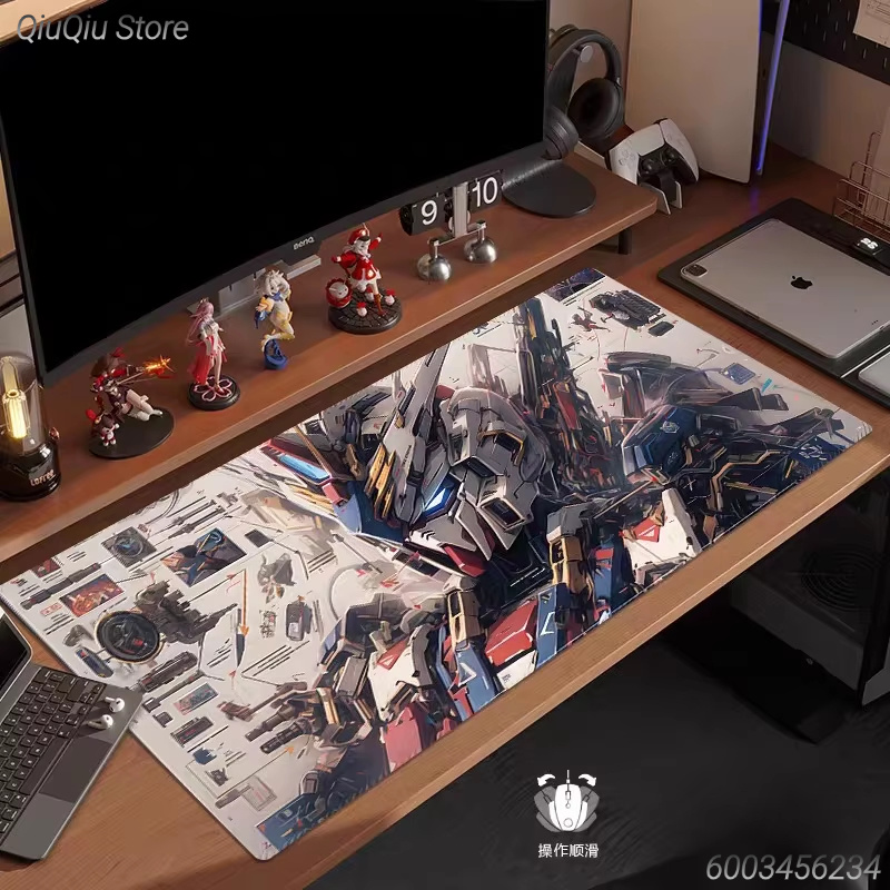 แผ่นรองเมาส์หนังลายการ์ตูน Gun - Gaming Keyboard Typewriter บทวิจารณ์และราคา