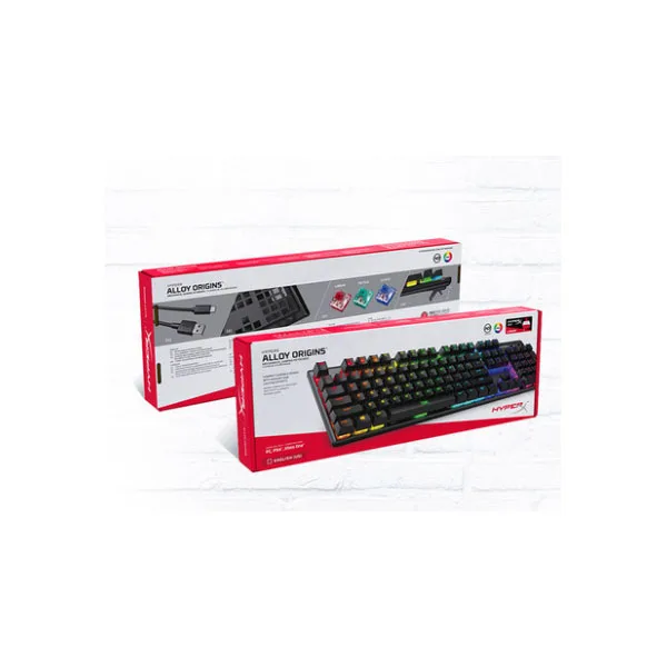คีย์บอร์ดเกมมิ่งแบบมีสาย Hyper - Gaming Keyboard Hyperx บทวิจารณ์และราคา