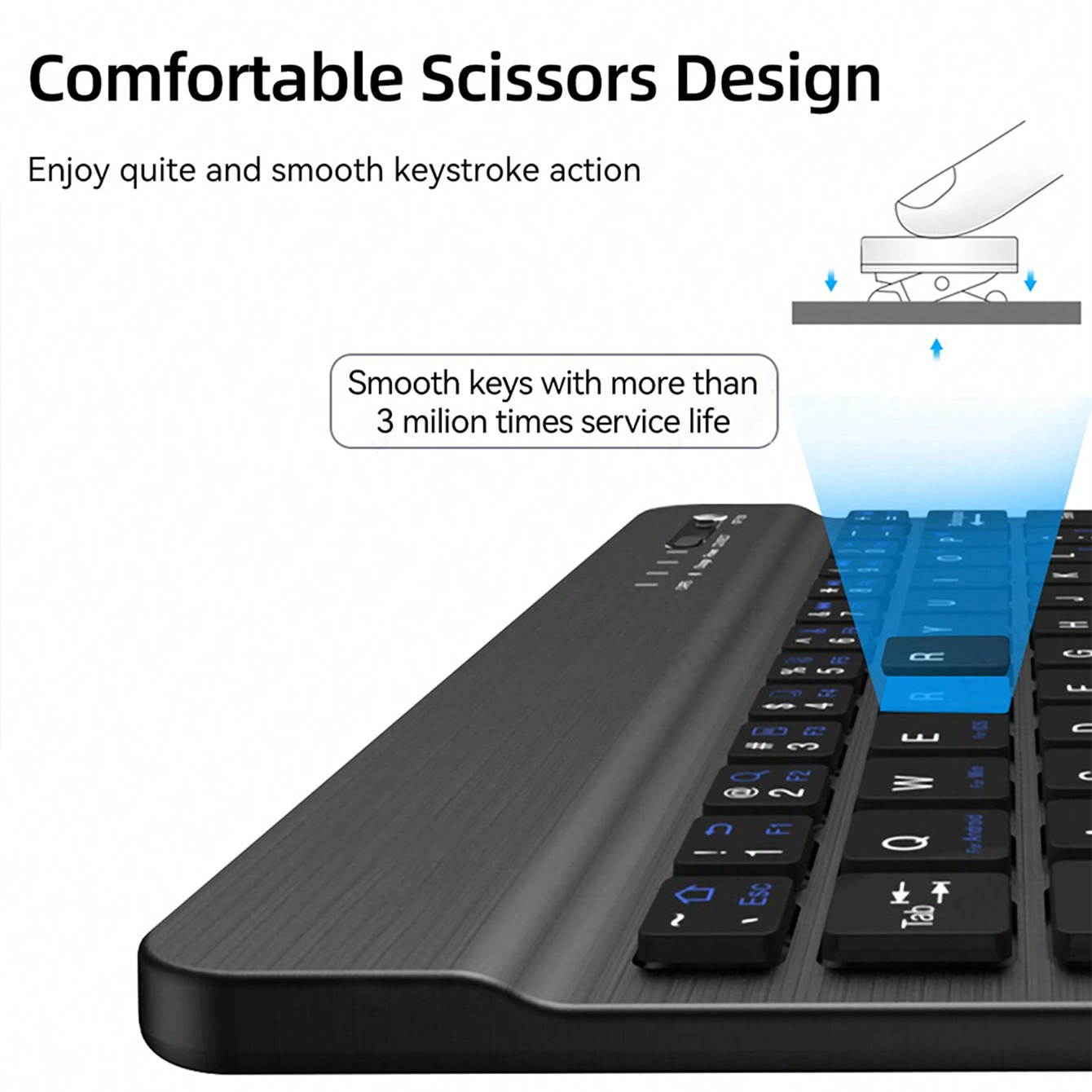 คีย์บอร์ดหลายภาษาสําหรับแท็บเล - Gaming Keyboard Wireless บทวิจารณ์และราคา