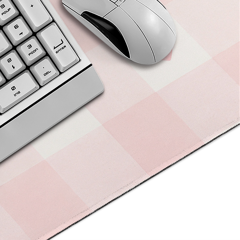 แผ่นรองเมาส์ลายสก๊อตสีชมพู Gam - Keyboard Mouse Bundle Gaming บทวิจารณ์และราคา
