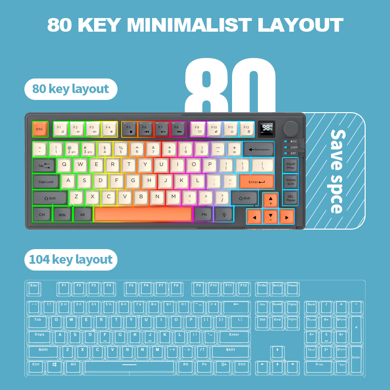 K920 ชุดคีย์บอร์ดเกมแบบมีสาย U - Keyboard Gaming Transparent บทวิจารณ์และราคา
