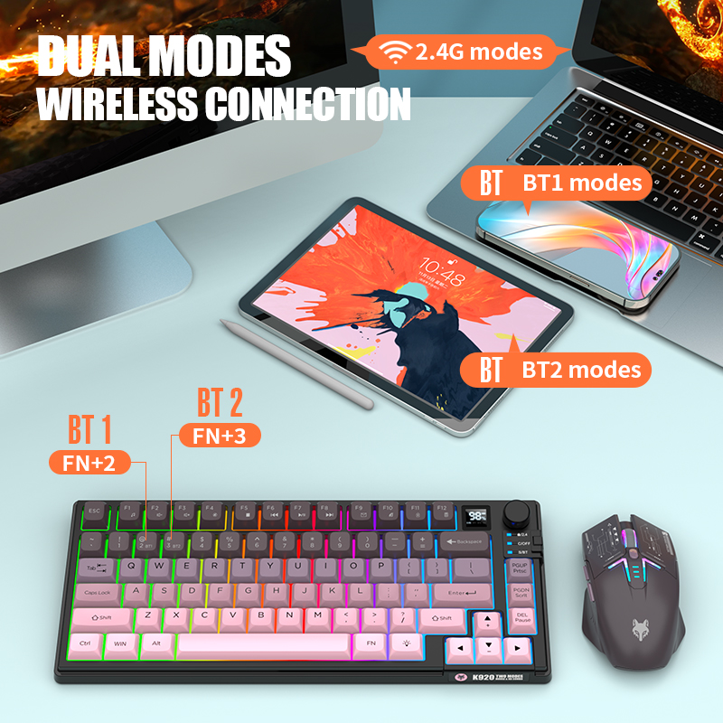 K920 ชุดคีย์บอร์ดเกมแบบมีสาย U - Keyboard Gaming Transparent บทวิจารณ์และราคา