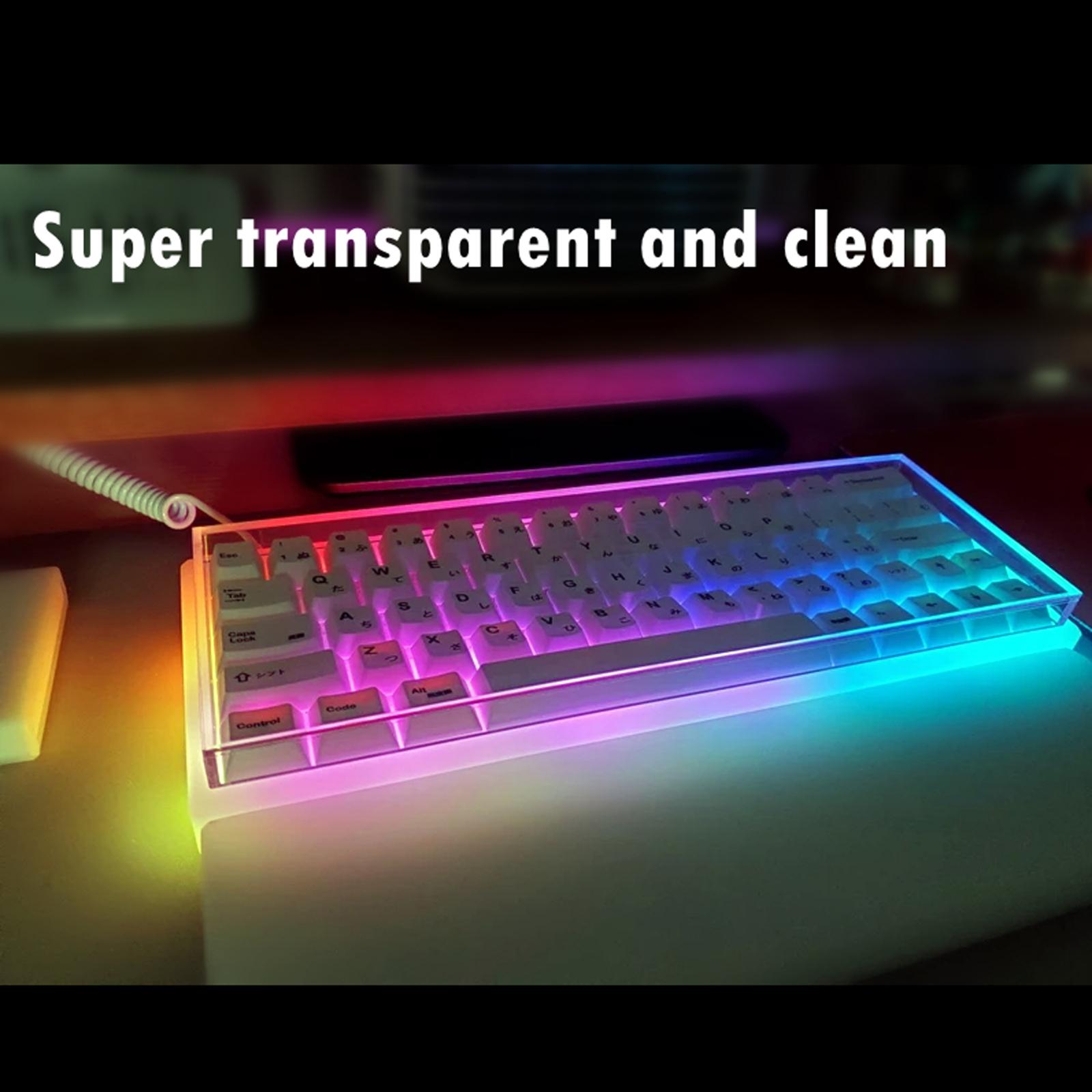 อะคริลิคคีย์บอร์ดฝุ่นพรีเมี่ยม - Keyboard Gaming Transparent บทวิจารณ์และราคา