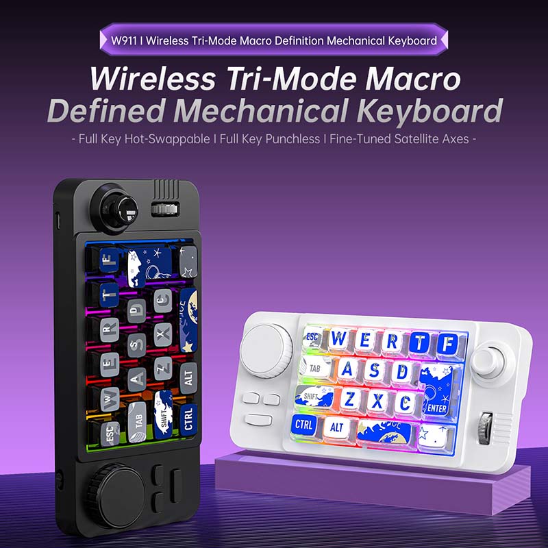 คีย์บอร์ดเกมมิ่ง W911 คีย์บอร์ - Gaming Keyboard Wireless บทวิจารณ์และราคา