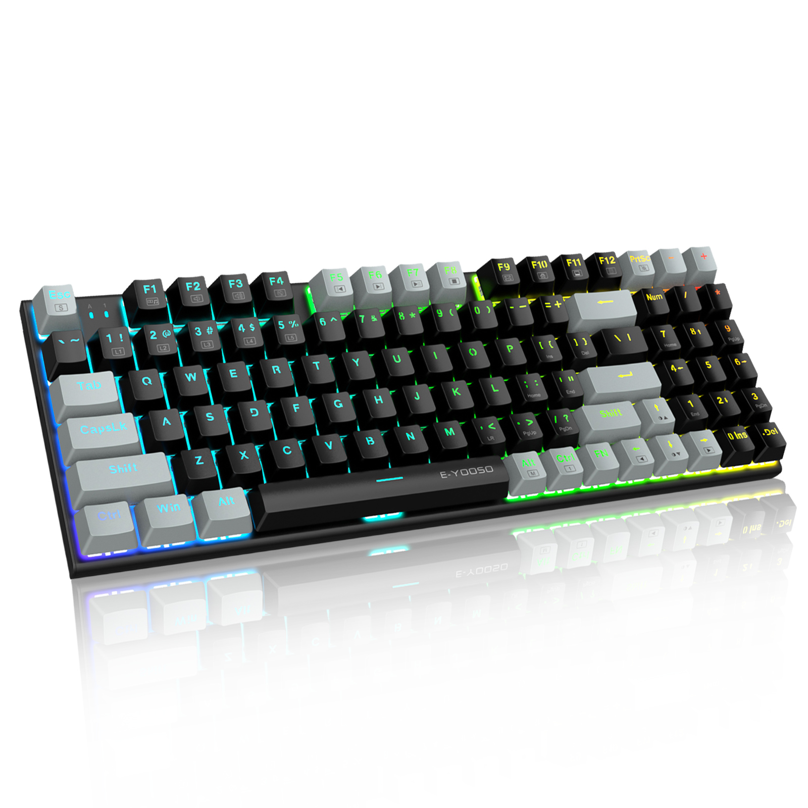E-YOOSO Z-19 คีย์บอร์ดเกมกล, ไ - Gaming Keyboard E Yooso บทวิจารณ์และราคา