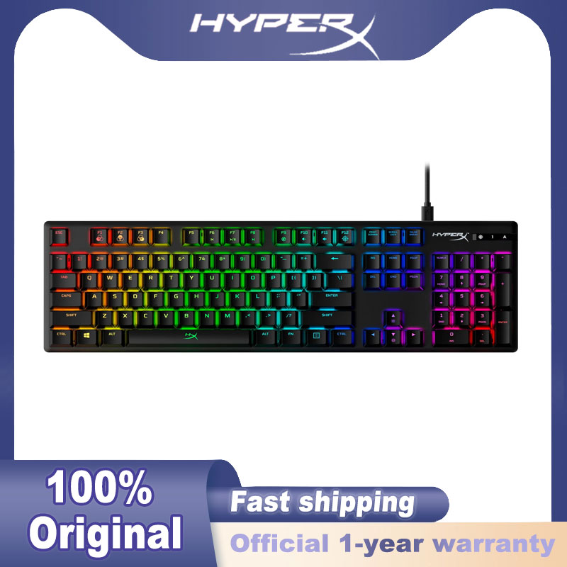คีย์บอร์ดเกมมิ่ง HyperX ไฟ RGB - Gaming Keyboard Hyperx บทวิจารณ์และราคา